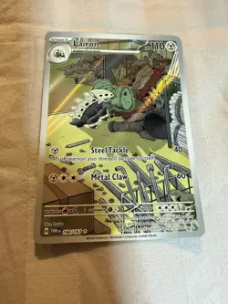 Pokemon Cards Lairon 184/167 Twilight Masquerade Illustration Rare NM - Image 1