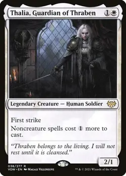 MTG - Thalia, Guardian of Thraben - Crimson Vow - Magic the Gathering - Image 1