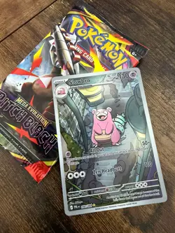 🌟Pokemon TCG IR Slowbro 90/84 Mega Evolutions Pitch Black Holo NM English - Image 2
