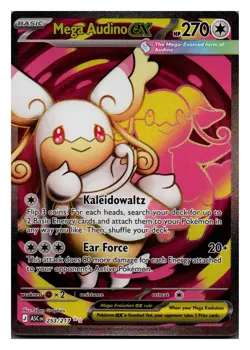 Mega Audino ex 253/217 Ascended Heroes Ultra Rare Holo Pokemon NM - Image 1