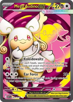 Mega Audino ex Holo Ultra Rare ME: Ascended Heroes 253/217 NM - Image 1
