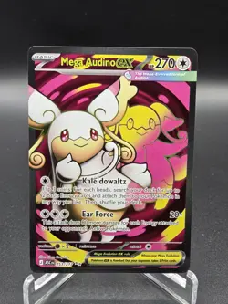 Mega Audino EX #253/217 Ascended Heroes Full Art Ultra Rare, Near Mint Condition - Image 1