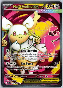 Mega Audino ex 253/217 HOLO Ultra Rare Ascended Heroes Pokemon NM - Image 1