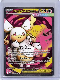 Mega Audino ex 253/217 Ultra Rare Ascended Heroes Pokemon Holo Near Mint - Image 1
