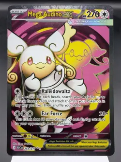 Mega Audino ex 253/217 - Full Art Ultra Rare - Ascended Heroes Pokemon Card MINT - Image 1