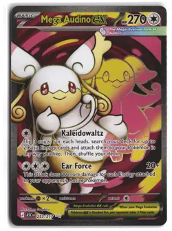 Mega Audino ex 253/217 Ultra Rare Ascended Heroes Pokemon Holo NM - Image 1