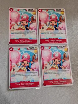 Tony Tony Chopper P-101 Promo | One Piece Card Game | English Playset Of 4 - Image 1