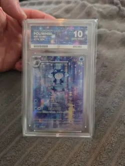 GEM MINT ACE 10 - Poliwhirl - 176/165 - 2023 Pokemon Card 151 - Japanese - Image 1