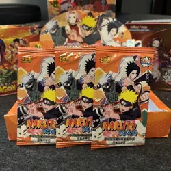 Naruto Trading Cards | Earth Scroll Series Booster Box - 3 Pack - Image 1