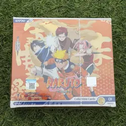 KAYOU Naruto Smriti Series 01 Gold Sealed Trading Card Box 160 Cards - Image 1