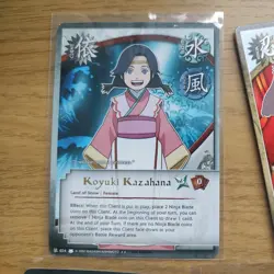 Naruto Bandai TCG CCG Bundle - X10 Movie/Filler Cards Rare Gold Holo Foil - Image 2