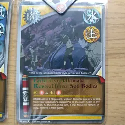 Naruto Bandai TCG CCG Bundle - X10 Movie/Filler Cards Rare Gold Holo Foil - Image 4
