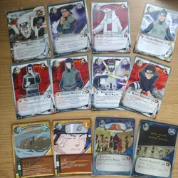 Naruto Bandai TCG CCG Bundle - X12 Enma/Chunin Exam Cards Rare Gold Holo Foil - Image 1