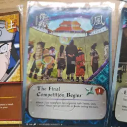Naruto Bandai TCG CCG Bundle - X12 Enma/Chunin Exam Cards Rare Gold Holo Foil - Image 5