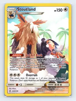Stoutland (Secret) Secret Rare SM - Cosmic Eclipse 248/236 NM - Image 1