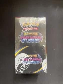 Pokemon TCG Phantasmal Flames Half Booster Box 18-Pack English UK, New Sealed - Image 1