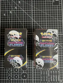 Pokemon Destined Rivals & 2x Phantasmal Flames Half Booster Box 18p New & Sealed - Image 2