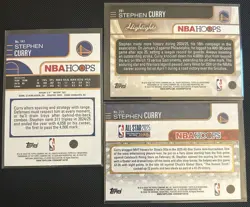 2025-26 Topps Stephen Curry (3) Card Lot From Hoops - Image 2
