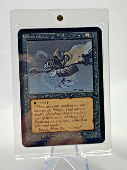 VINTAGE ALPHA - Frozen Shade - MTG Magic the Gathering 1993 Card in Holder - Image 1