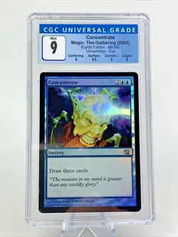 CGC 9 - 2003 CONCENTRATE - 8th FOIL Graded MTG Magic the Gathering Card - Image 1