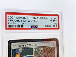 CRUCIBLE OF WORLDS - Fifth Dawn - PSA 10 - Pop 1 - MTG Magic the Gathering Card - Image 2