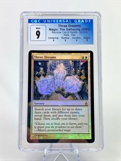 CGC 9 - THREE DREAMS - Ravnica FOIL Graded MTG Magic the Gathering Card - Image 1