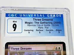 CGC 9 - THREE DREAMS - Ravnica FOIL Graded MTG Magic the Gathering Card - Image 2