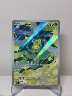 Budew - 221/217 - Illustration Rare - Ascended Heroes - Pokemon Card - NM/M - Image 1