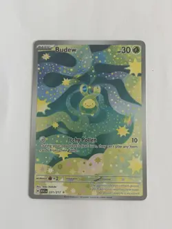 Pokemon TCG Budew 221/217 Illustration Rare IR Ascended Heroes #221 NM/M - Image 1