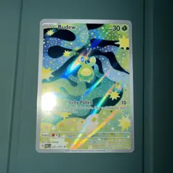 Pokemon TCG Budew 221/217 Illustration Rare IR Ascended Heroes #221 NM/M - Image 1