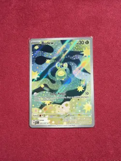 Pokemon TCG Budew 221/217 Illustration Rare IR Ascended Heroes #221 NM/M - Image 1