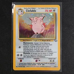 Clefable 1/64 Holo Rare 1999 Jungle Unlimited Pokemon TCG - Image 1