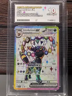 Pokemon Umbreon EX SVP 176 Premium Figure Collection Black Star Promo ACE 10 - Image 1