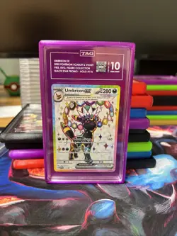 Pokemon Umbreon EX SVP 176 Premium Figure Collection Black Star Promo TAG 10 - Image 1