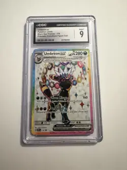 Pokemon Umbreon EX SVP 176 Premium Figure Collection Black Star Promo CGC 9 - Image 1