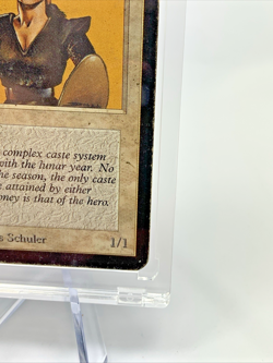 VINTAGE ALPHA - Benalish Hero - 1993 Magic the Gathering MTG Card in Holder - Image 4