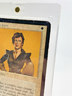 VINTAGE ALPHA - Benalish Hero - 1993 Magic the Gathering MTG Card in Holder - Image 5