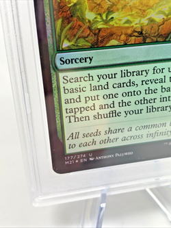 CULTIVATE FOIL - Core Set 2021 - Graded PSA 9 MTG Magic the Gathering Card 2020 - Image 4