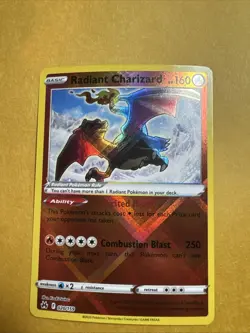 Radiant Charizard Radiant Rare Pokemon GO 011/078 NM - Image 1