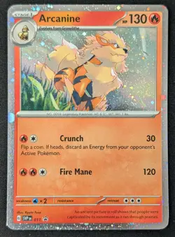 Arcanine 011 Cosmos Holo Black Star Promo Pokemon TCG - Image 1