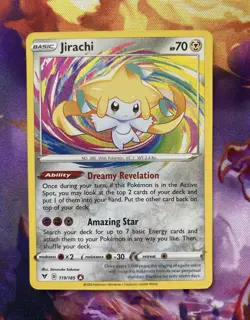 The Pokemon Company Jirachi 119/185 Vivid Voltage Amazing Rare Holo ENG 70HP - Image 1