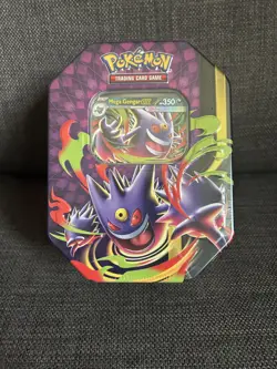 Pokemon TCG: Mega Mega Moonlit Tin Mega Gengar Ex Promo | Factory Sealed - Image 1