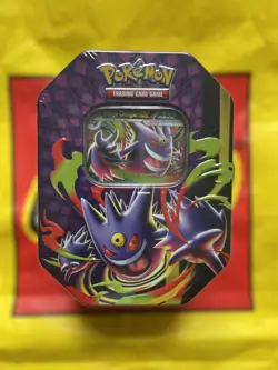Pokemon TCG: Mega Moonlit Tin Mega Gengar Ex Promo | Factory Sealed - Image 1