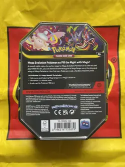 Pokemon TCG: Mega Moonlit Tin Mega Gengar Ex Promo | Factory Sealed - Image 2