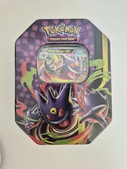 Pokemon TCG: Mega Moonlit Tin Mega Gengar Ex Promo | Factory Sealed - Image 1