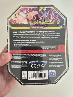 Pokemon TCG: Mega Moonlit Tin Mega Gengar Ex Promo | Factory Sealed - Image 3