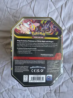 Pokemon TCG: Mega Moonlit Tin Mega Gengar Ex Promo | Factory Sealed - Image 2