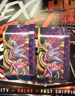 2 Pokemon TCG Mega Moonlit Tin Mega Gengar ex - Factory Sealed - Image 2