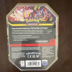 Pokemon TCG Mega Moonlit Tin Mega Gengar ex - Factory Sealed - Image 2
