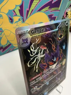 Mystic Gengar Pokemon Card - TCG Display Art Card - Holo Full Art - Image 2